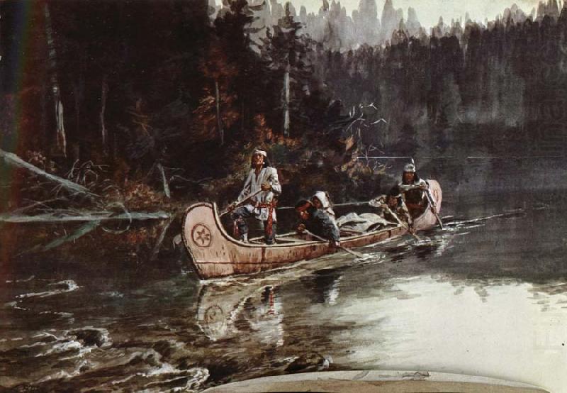 On the,Flathead, unknow artist